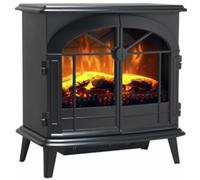 Dimplex The Leckford Freestanding Electric Stove Matt Black Finish Lec20