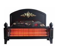 Dimplex Yeominster Radiant Bar Fire, Black Traditionally Styled Freestanding Electric Fireplace with Glowing Log Ember Fuel Bed and 1.2kW Heater With 600/1200 Watt Heat Settings