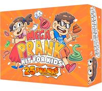 DIMROM Prank Kit for Kids - 25 Gags & Practical Joke Toys - Prank Stuff for April Fools - Ultimate Practical Jokes - Gag Gifts for Kids - Big Funny Toys Pack Set Box + Bonus Inside