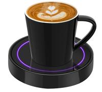 Dimux Coffee Mug Warmer Pressure-Activated, Auto On/Off Gravity-induction, Purple, 16 oz, 19W, Glass, Desk & Living Room