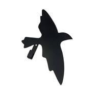 DimyFew Bird Shaped Wall Hook No Tools Needed Wall Hanger Simple to Install Home Storage for Entryway, Hallway, Modern Minimalist Bird Silhouette, Flying Right, with A 15cm Width and 19cm Height