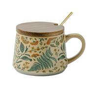 DimyFew Ceramic Coffee Mug 360ml with Non-Slip Handle Household Cup Kitchen Utensils Wedding Gift, Style A