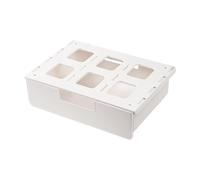 DimyFew Drawer Organizer Under Desk, Pull-Out, Under Table Storage Compartment, Storage Holder for Shelf Rulers, Without Small Box