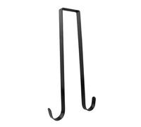DimyFew Over-The-Door Hooks for Seasonal Decorations. Compact and Strong Holding Power. Easy Installation with No DIY Required. Ideal for Christmas, Easter, A, Black