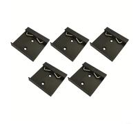 DIN 35mm Rail Buckle 5 Pack Aluminum Alloy for C45 Guide Rail Mounting in Industrial Instrumentation (43mm)