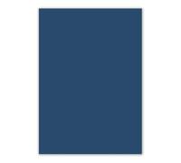 DIN A5 Card Sheet Plano Sheet 240 g/m2 FarbenFroh 50 Bogen 17-Dunkelblau