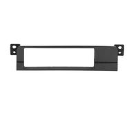 DIN Center Control Radio DVD Panel Frame Premium ABS Black Trim Fit 3 Series E46 2003 2005 Car Stereo Installation