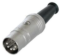 DIN Connector, Male, 5P, 5MM Cable, AG | Audio Video CONNECTORS DIN, 1 X Qty - NYS322