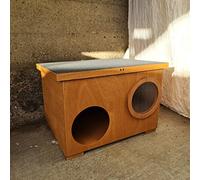 DIN Deluxe Cat House Feral Stray Kennel Shelter Cat Den