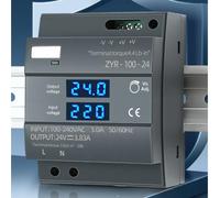Din for rail Switching Power Supply 100W 12/24V Digital Display(12V) | Real-time voltage monitoring, clear digital screen, stable output, 100-240VAC input, industrial grade safety