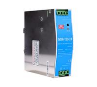 DIN Power 120W Rail Switching Power 24V Power Supply for AC Input 100-220V 2.6A, Output DC 24V 5A Multiple Protection Functions Industrial Model NDR-120W-24V.