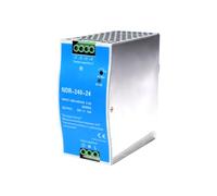 DIN Power 240W Rail switching power 24V Power supply for AC input 100-220V 2.4A, DC output 24V 10A Several protection functions Industrial model NDR-240W-24V.