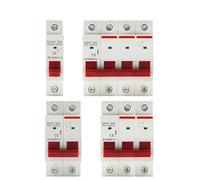 Din Rail 1P 2P 3P 4P 40A 63A 100A 125A Knife Main Switch Isolating Switch for Home Industrial Use Circuit Breaker AC 230V 400V(4P,40A)