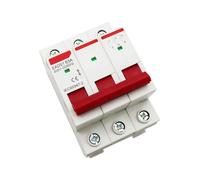 Din Rail 1P 2P 3P 4P 40A 63A 100A 125A Knife Main Switch Isolating Switch for Home Industrial Use Circuit Breaker AC 230V 400V(3,63A)