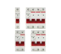 Din Rail 1P 2P 3P 4P 40A 63A 100A 125A Knife Main Switch Isolating Switch for Home Industrial Use Circuit Breaker AC 230V 400V BIANMTSW(2P,100A)