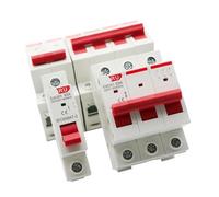 Din Rail 1P 2P 3P 4P 40A 63A 100A 125A Knife Switch Isolating Switch Industrial Circuit Breaker AC 230V 400V(1P,40A)