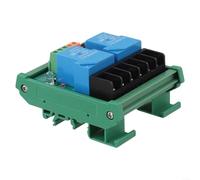 DIN Rail 2 Channel Relay Board, 51224V Relay with Surge Protection, 10A Switching Current for Electrical Engineering Tasks (5V)