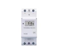 Din Rail 2 wire Weekly 7 Days Programmable Digital TIME SWITCH Relay Timer Control AC 220V 230V 12V 24V 48V 16A 30A(48V DC AC)