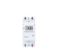 Din Rail 2 wire Weekly 7 Days Programmable Digital TIME SWITCH Relay Timer Control AC 220V 230V 12V 24V 48V 16A 30A(110V)
