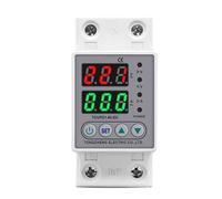 Din Rail 230V Adjustable Over and Under Voltage Protective Device Protector Relay Monitor Current Limit TOMZN 63A