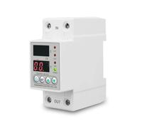 DIN rail 230V adjustable overvoltage and undervoltage protection device protector relay monitoring current limit 40A 60A 80A 100A(L N 230V 40A)