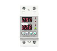 DIN Rail 230V Adjustable Overvoltage and Undervoltage Protection Device Protector Relay Monitoring Current Limiting LN 60A