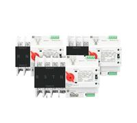 Din Rail 2P 3P 4P ATS Dual Power Automatic Transfer Switch Electrical Selector Switches Uninterrupted Power 63A 100A EKFBQBGW(4P,100A)
