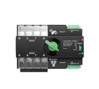 Din Rail 3 phase ATS Dual Power Automatic Transfer Electrical Selector Switch 4P Power Transfer Switch(100A)