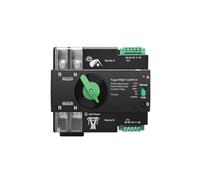 Din Rail 3 phase Dual Power Automatic Transfer Electrical Selector Switch 2P/3P/4P Power Transfer Switch(2P L N 220V-230V,63A)