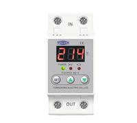 Din rail 40A 60A voltage display relay adjustable over under voltage proteciotn device automatic reconnect protector(60A)