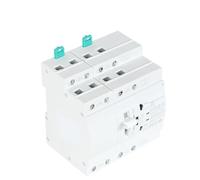 Din Rail 4P ATS Dual Power Automatic Transfer Switch Electrical Selector Switches Uninterrupted Power 4P 400V 63A