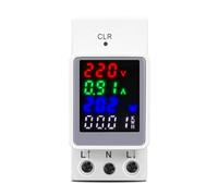 Din rail AC 110V 220V 100A Voltage Current Electric energy monitor