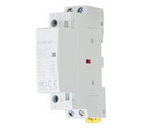 Din Rail AC Contactor, High Frequency 50/60Hz, 20A 24V 2 Pole 2NO, Universal Circuit Control for Industrial Automation, Home Automation, HVAC Systems, Motor Control