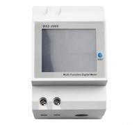 DIN Rail AC Power Meter 100A Multifunctional Watt Hour Meter with Wide Viewing Angle for School Market Household Use 54x80x64mm