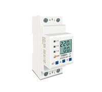 Din Rail Adjustable Over Under Voltage Protective Device Protector Current Limit Protection Voltmeter Kwh 63A 80A 110V 230V(63A Top input)