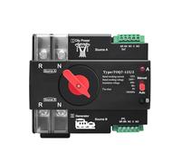 Din Rail ATS Dual Power Automatic Transfer Electrical Selector Switch 2P Power Transfer Switch(125A)