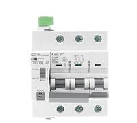 Din Rail Automatic Circuit Reclosers Breaker GRD9L-R GYM9 3P MCB 6KA Intelligent MCB Safety(Gym9-3p-mcb-63a,R-AC220V)