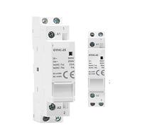 Din Rail Automatic Household Contactor AC220V 2P 25A 1NO/1NC/2NO/2NC/1NO1NC 50/60Hz 1Pcs Automatic switch (Color : 2p 20a 2no)