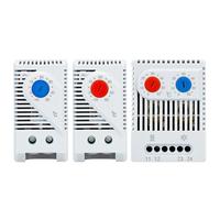 DIN Rail Cabinet Temperature Controller Industrial Thermostat KTO011 KTS011 0 to 60 Degree Centigrade Mechanical Thermoregulator(NO 0 to 60 degree)