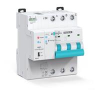 Din Rail Circuit Breaker, Smart WIFI Switch For Tuya MCB WIFI Metering Circuit Breaker For Smart Life Timer Remote Control Wireless, with Overcurrent Protection(3P)