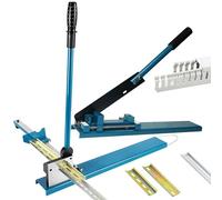 DIN Rail Cutter, Double Groove Rail Cutting Machine with Transfer Slider and Ruler for Slotted Steel and Aluminum Cutting