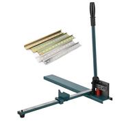 Din Rail Cutter Tool Double Groove Rail Cutting Machine with 50cm Measuring Ruler Sliding Baffle Cutting Machine Guide Rail for Cutting 35x7.5x1mm Steel/Aluminum Rail