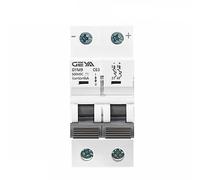 Din Rail DC MCB 6KA 2P 500V Mini Circuit Breaker 6A 10A 16A 20A 25A 32A 40A 50A 63A for Solar PV System(25 V)