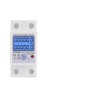 Din Rail Digital Single Phase Reset Zero Meter kWh Voltage Current Power Consumption Meter Wattmeter 220V 110V AC(110V)