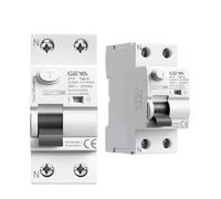 Din Rail Earth Leakage Current breaker DC 2Pole 40A 63A 30mA 100mA(63A,2P 100mA(0.1A))