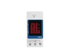 Din Rail Electricity Digital Meter Power Voltmeter Ammeter kWh Reset Voltage Current Monitor AC 80V~270V 110V 230V