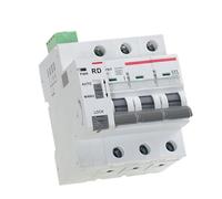 Din Rail GYM9 3P MCB With Autoreclose Device Automatic Reset Circuit Breaker Smart Home MCB Auto Recloser 1Pcs(GRD9M-R-DC12V-AUTO,3PMCB25A)