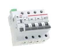 Din Rail GYM9 4P MCB With Autoreclose Device Automatic Reset Circuit Breaker Smart Home MCB Auto Recloser 1Pcs(GRD9M-R-DC12V-Switch,4PMCB40A)