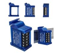 DIN Rail Holder Blue Suitable for Shelly 1 Mini Gen3