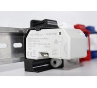 DIN Rail Holder Suitable for Homematic 16 Switch Measuring Actuator HmiP-FSM16 (White, 16A Relay)